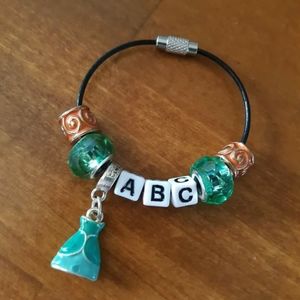 Jasmine inspired custom disney bracelet